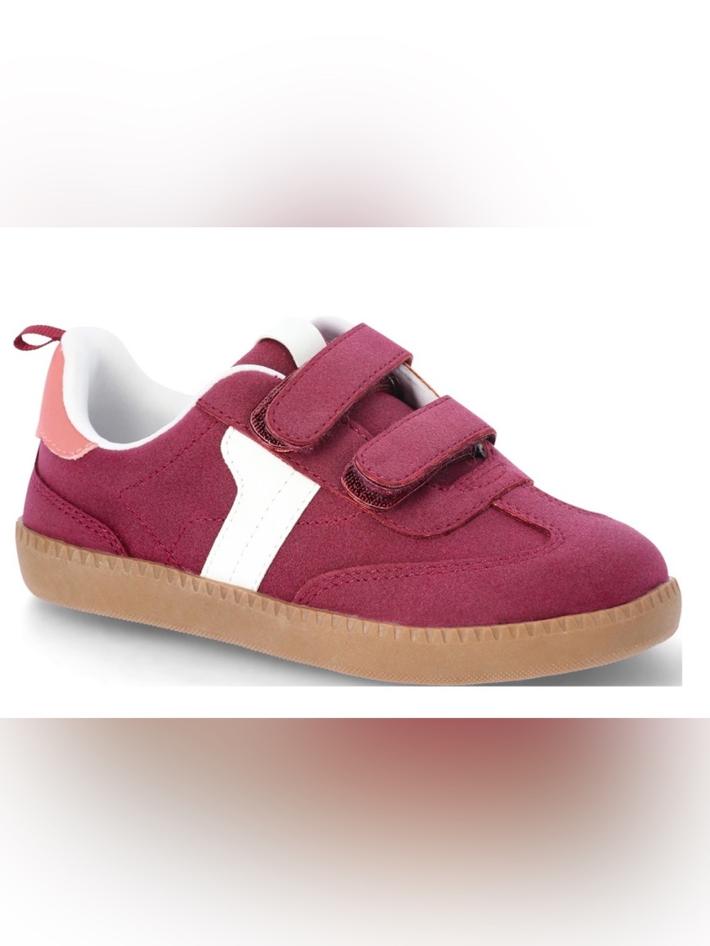 Wonder Nation Burgundy Sports Sneakers NEW Size 9